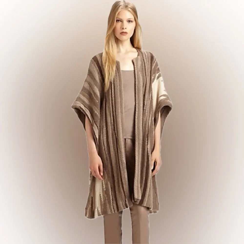 Ralph Lauren Black Label Cashmere Serape Ruana - Picture 5 of 16